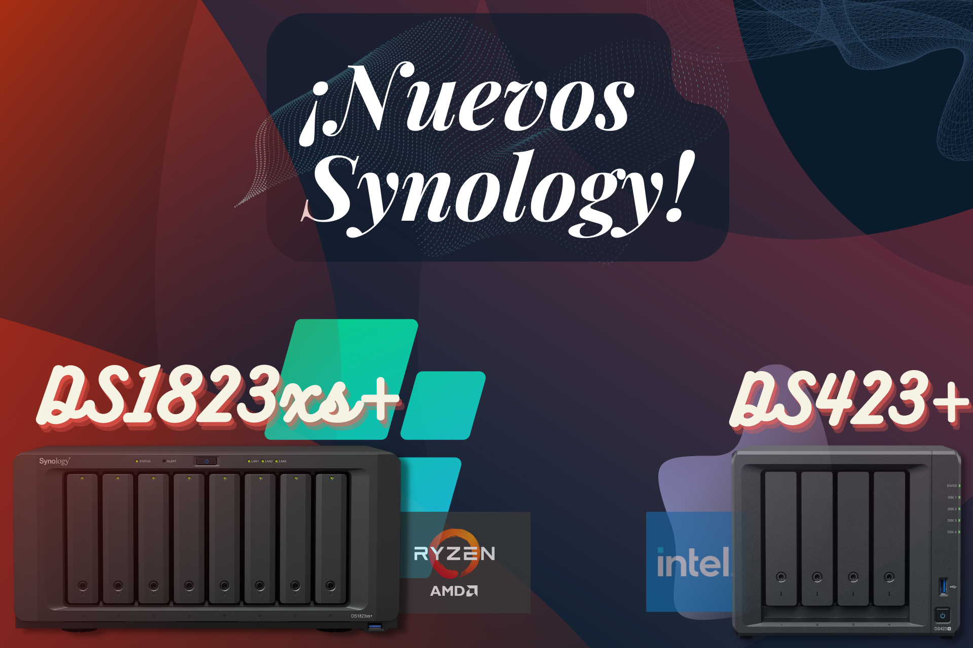 Synology presenta los nuevos DS1823xs+ y DS423+