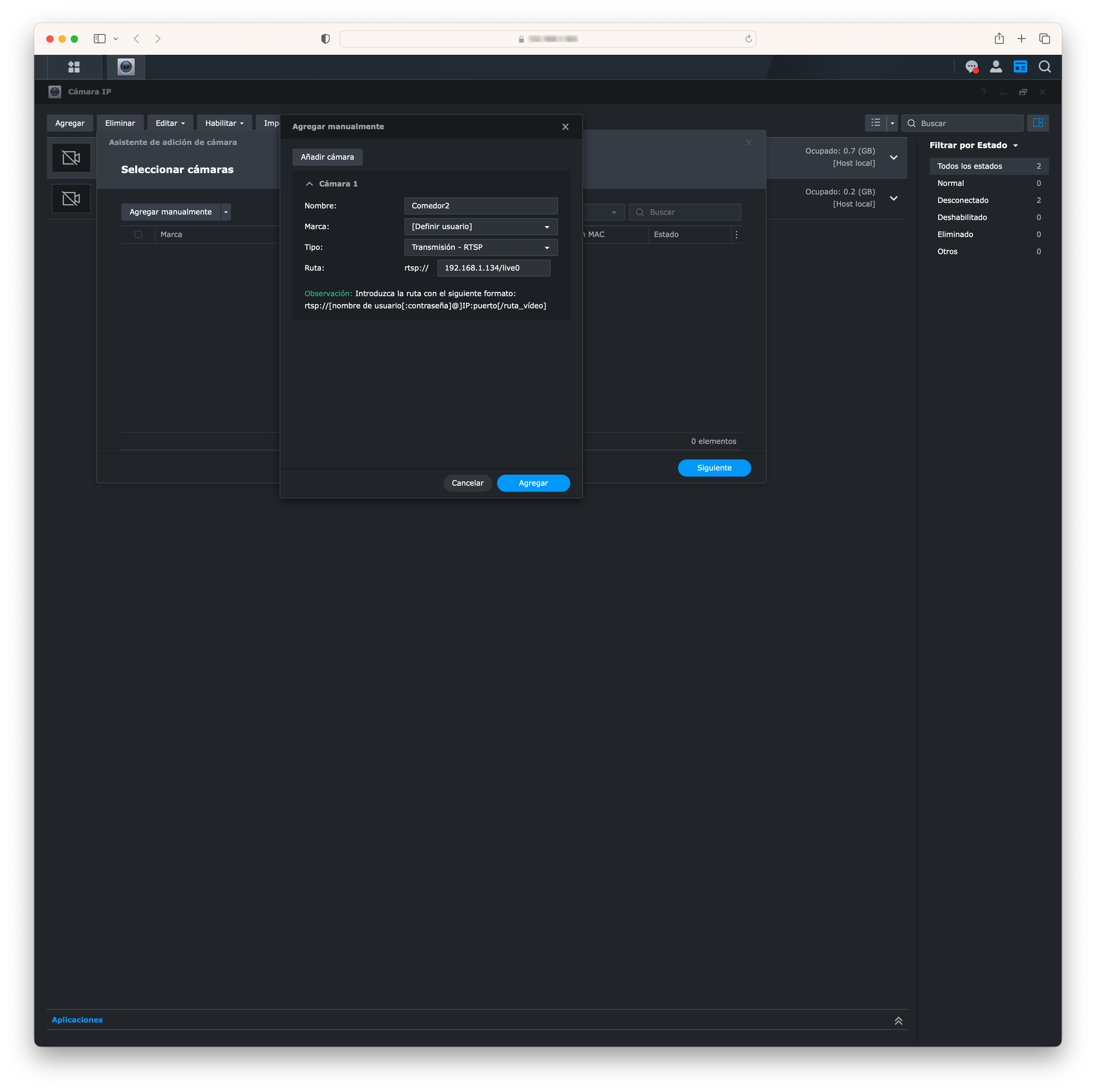 Cómo instalar y configurar Eufy Cam con Synology Surveillance Station