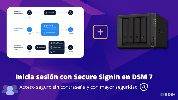 Cómo iniciar sesión en tu NAS Synology con Secure Sign-In