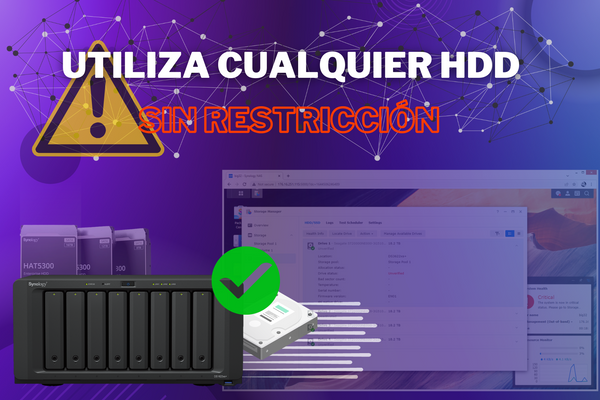 ⚠️Cómo utilizar cualquier HDD en los nuevos NAS Synology